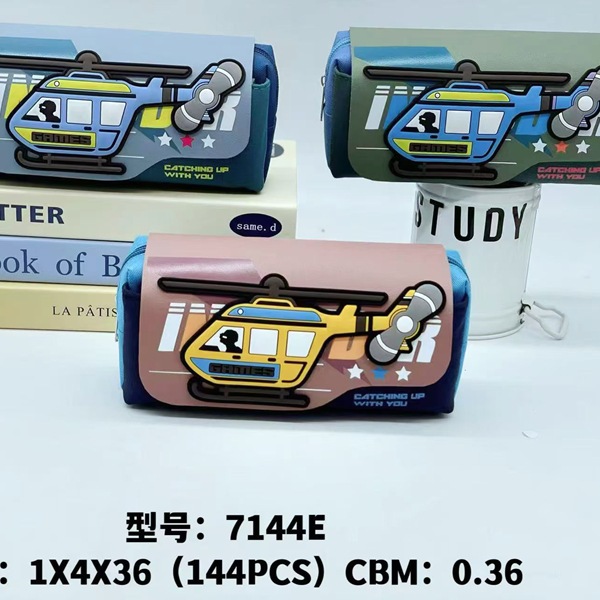 Bolsa de lápices al por mayor Bolsa de lápices de doble capa de gran capacidad simple de dibujos animados Bolsa de papelería de moda de tela Oxford Bolsa de almacenamiento de lápiz lindo