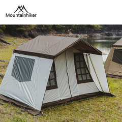 Mountain Guest West Sichuan Cabin CoolTrop Outdoor Tent Camping with Canopy Oxford Fabric Double Layer No Middle Pole Tent