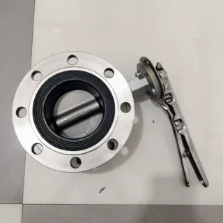 涡轮法兰蝶阀软密封不锈钢蝶阀304材质D341X-16P双向密封阀门厂家