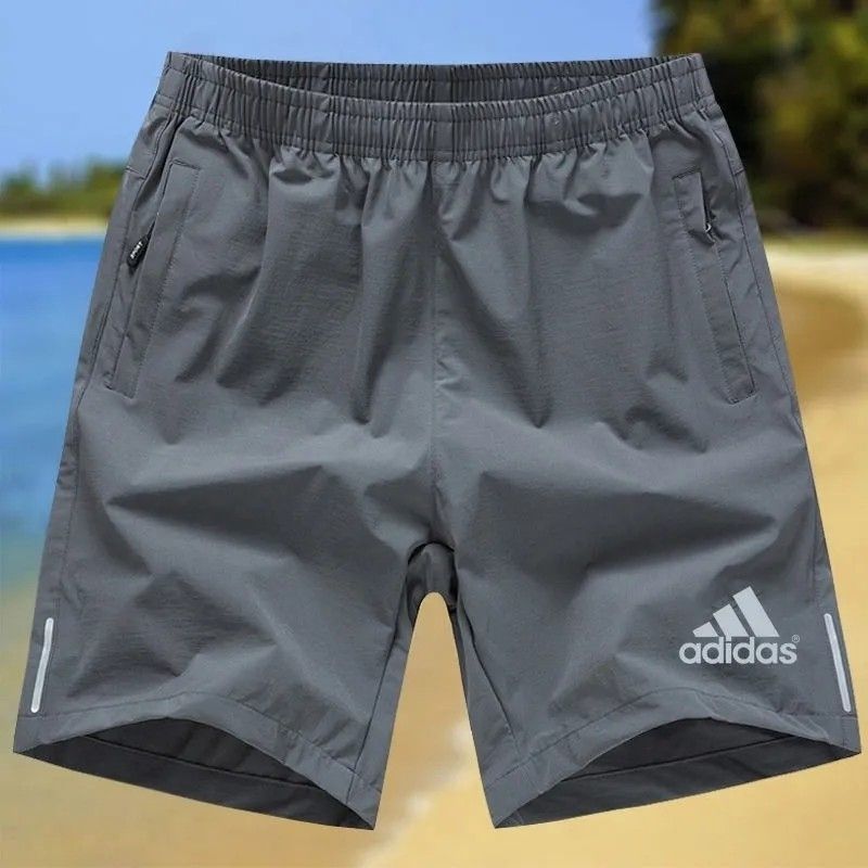 Sports Casual Shorts for Men, Summer Outerwear, Ice Silk Quick-Drying Five-Point Shorts, Loose Plus Size Running Fitness Shorts