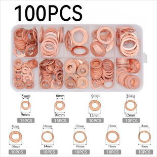 �羳100pcs�~�|Ȧ�ܷ�|���b�������ܷ�ϵ���׼�����M5-M14