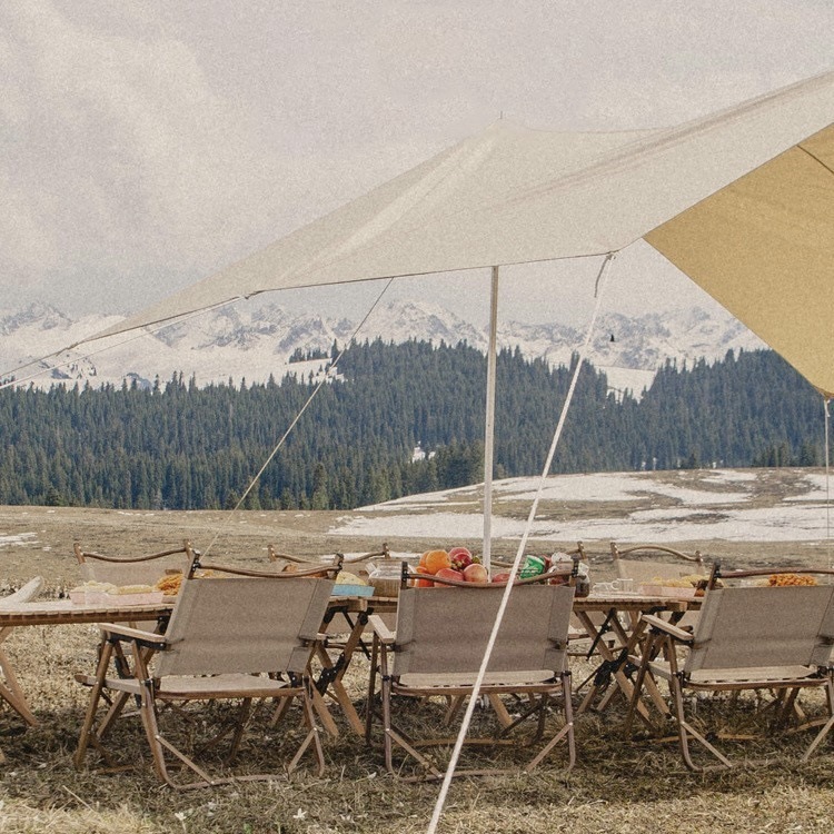 Silla Kermit fabricante al por mayor silla plegable al aire libre silla de aleación de aluminio silla plegable de coche de picnic portátil para acampar