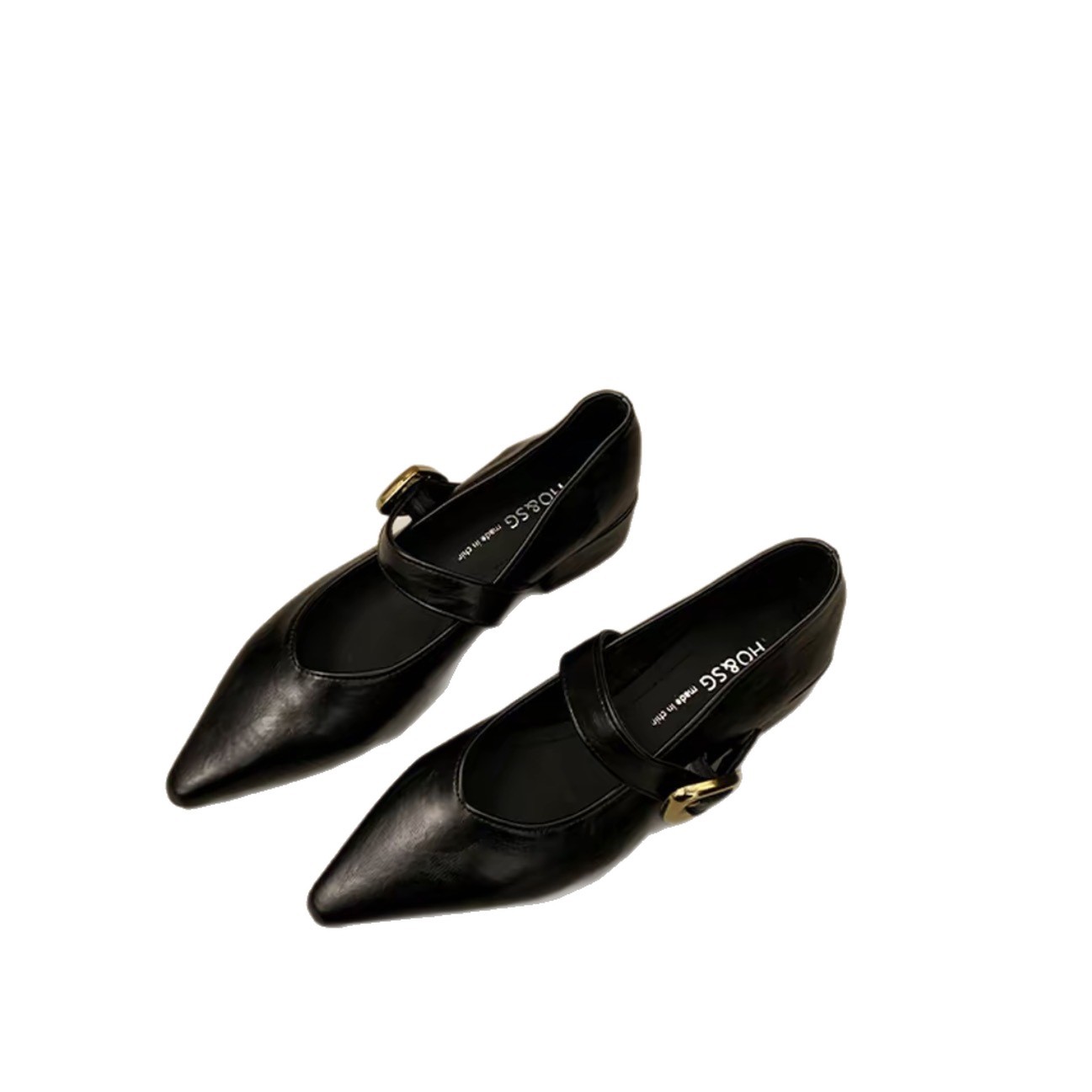Vento francés de noche zapatos de tacones altos de primavera y verano 2026 nuevos zapatos de cuero con falda puntiaguda zapatos Mary Jane