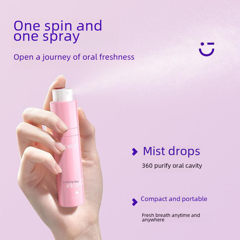 DR.BY oral spray fresh breath probiotics grape white peach oolong tea taste factory wholesale
