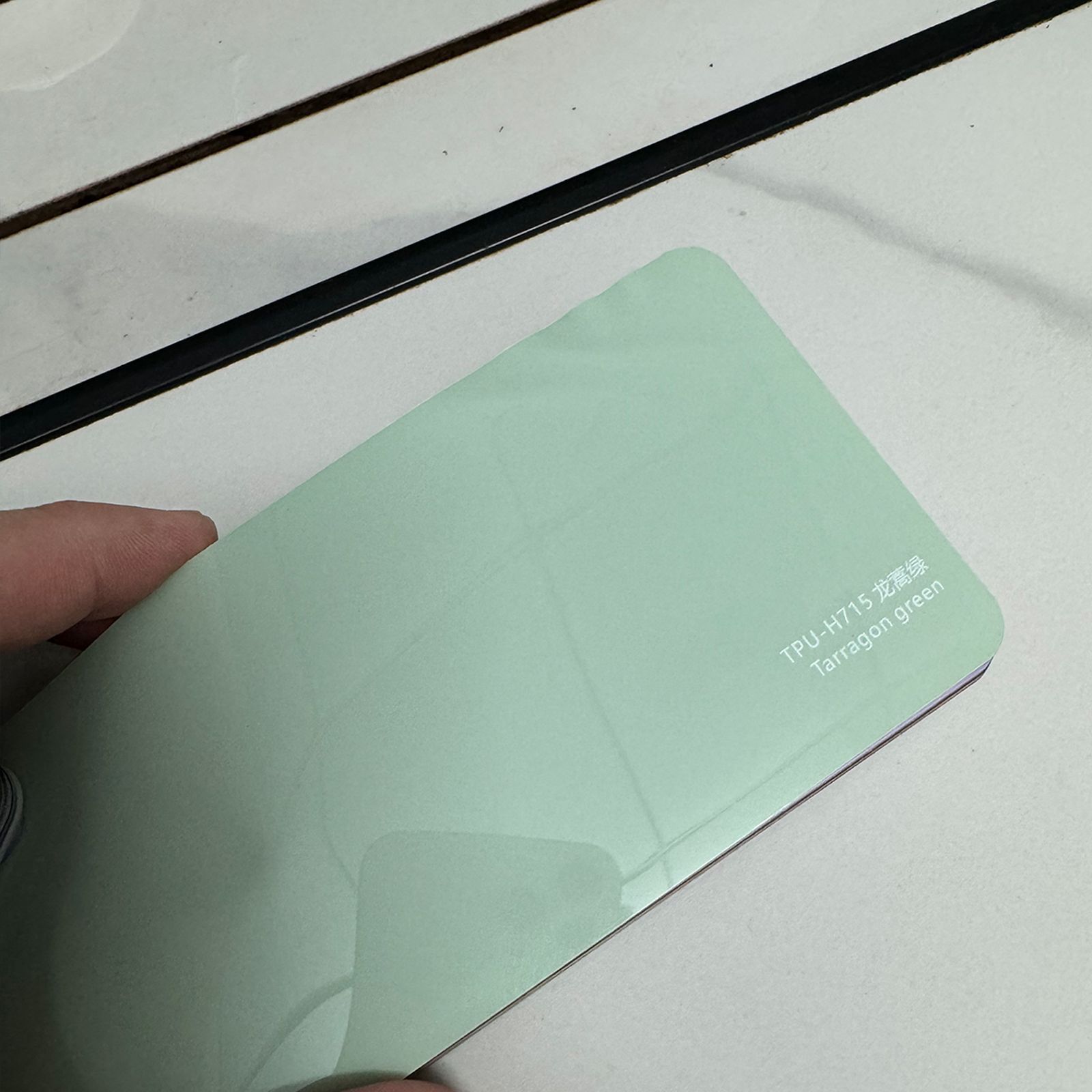 Car paint protective film — Tesla River Blue Apple Green - tpu-tarragon-green-tesla-cybertruck-dedicated-car-cutting