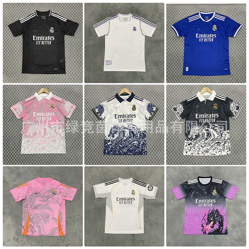 2526Real Madrid Jersey Mbappe Bellingham T-shirt Real Madrid Jersey T-Shirt