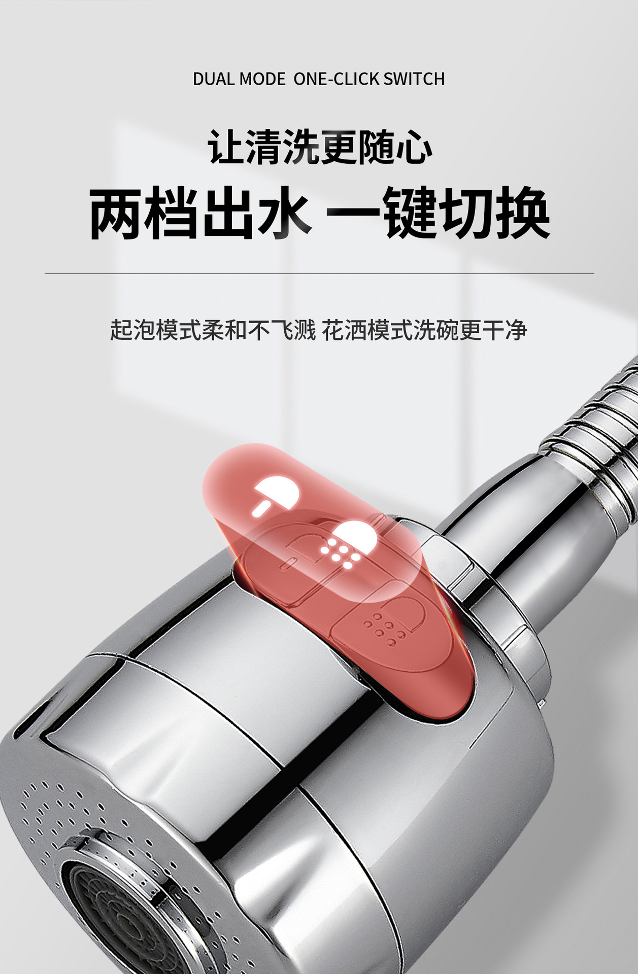 Sink faucet splash preventer, universal adapter, universal extension wonder, kitchen booster, showerhead, shower head Item Picture
