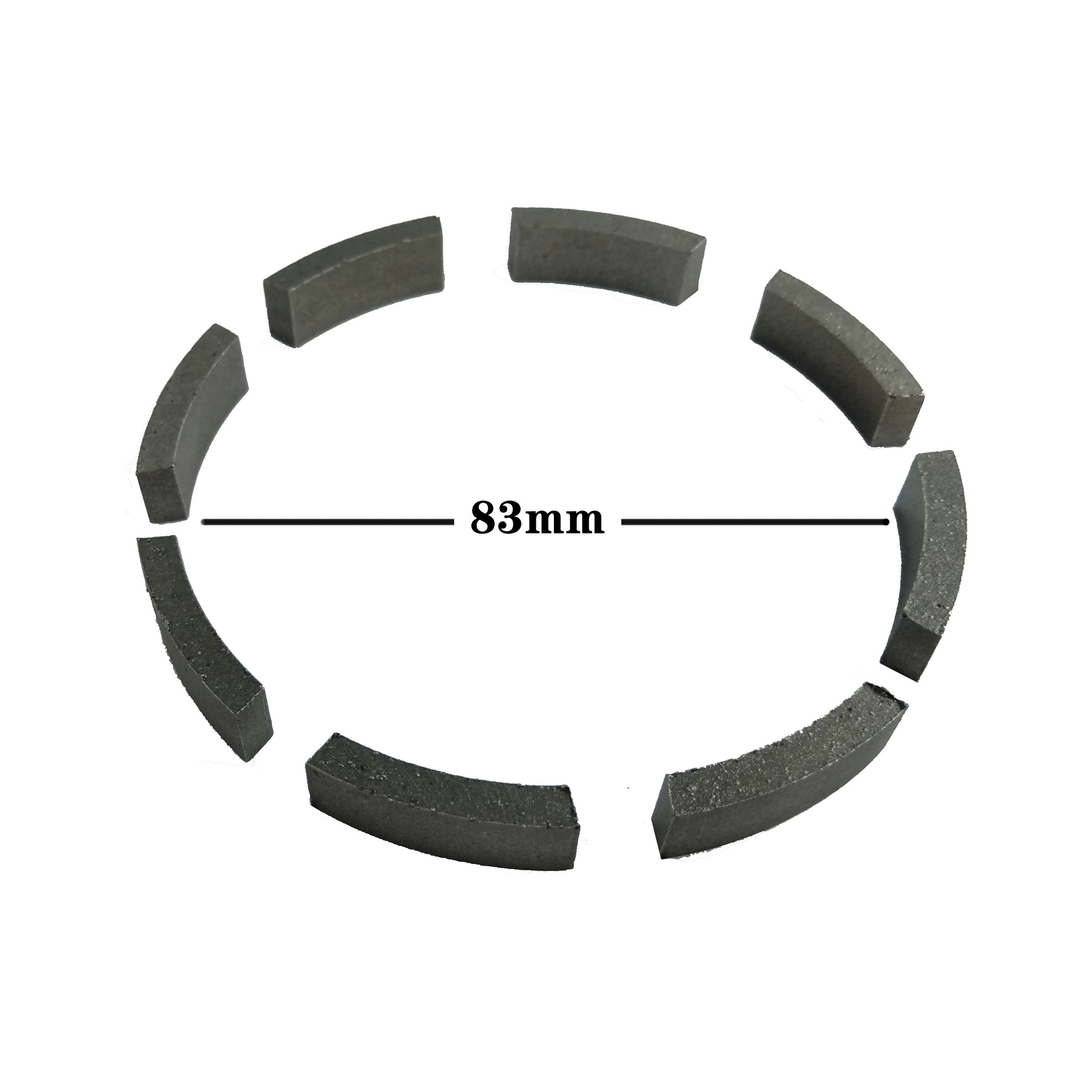 薄壁钻刀齿83mm 混凝土水钻钻头 金刚石水钻刀头 水钻刀齿
