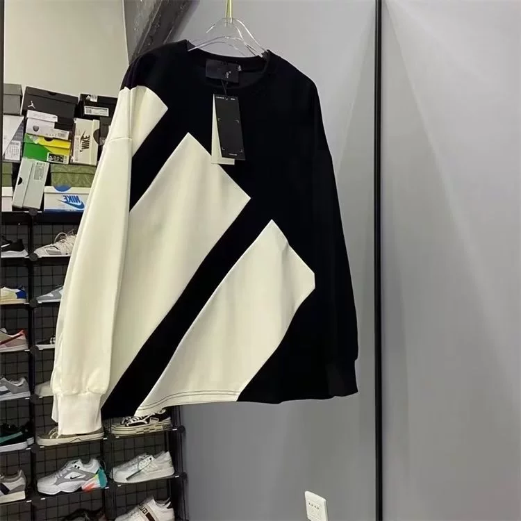 Толстовка с круглым вырезом для мужчин, чтобы продвинутый осенний и зимний топ, красивая корейская версия футболки с длинными рукавами