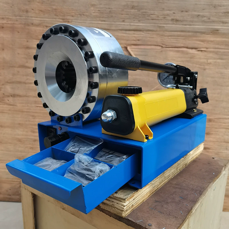 Ручной трубчатый компрессорный станок Портативный небольшой усадочный станок гидравлическая трубка застегнуть машина для стальной трубы шланг ручной трубок