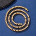 Golden white diamond 4mm