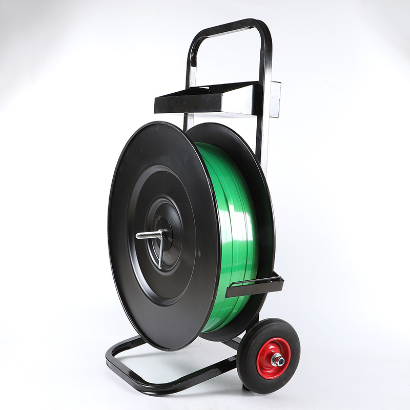 Fábrica al por mayor de acero de plástico para mascotas con placa de coche mano empuje correa de hierro con placa de coche en stock manual cinturón de embalaje con placa de coche