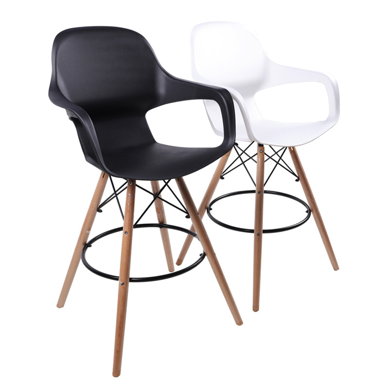 Silla IMS silla de barra moderna silla de respaldo de plástico silla de oficina de café silla casual