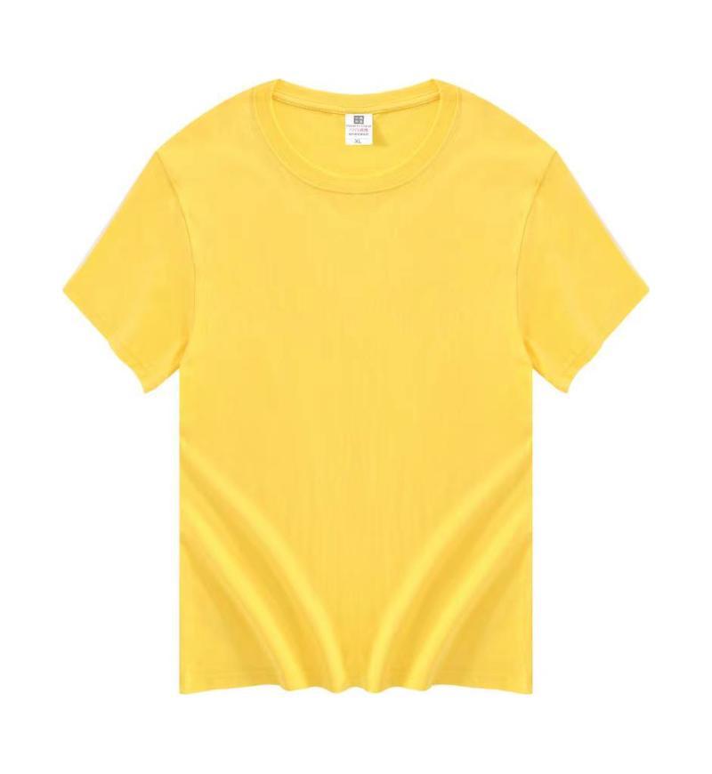 Tiger 180G peinado algodón de cuello redondo T-shirt de manga corta impresión de verano coreano ropa de trabajo de hombres y mujeres camisa publicitaria personalizada