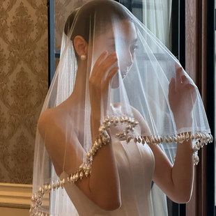 婚纱头纱