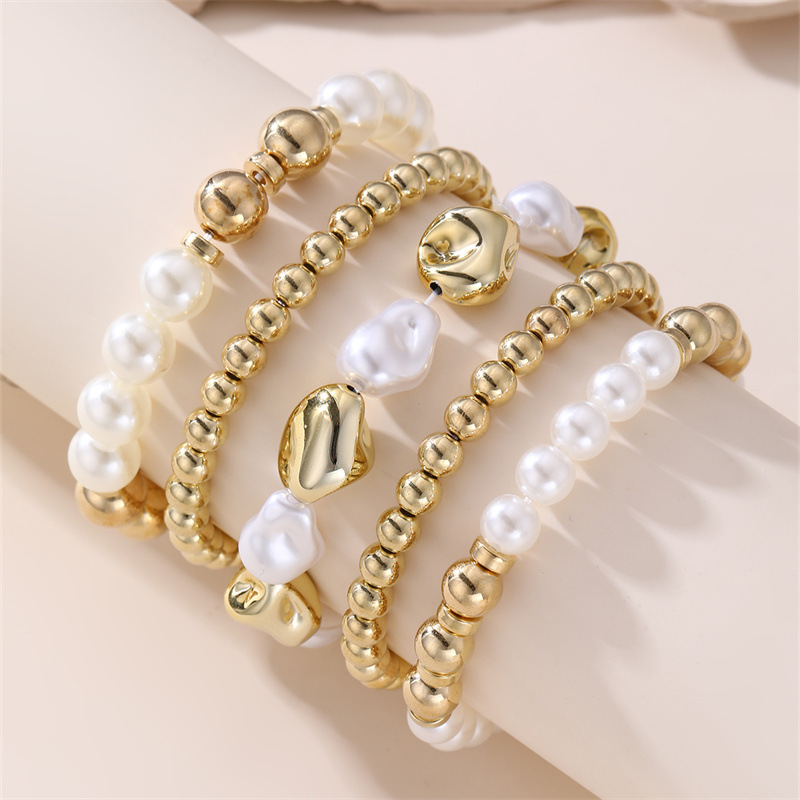Modisches Perlenarmband Mit Muschel Elementen Für Damen_voghion.com