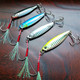 6 Colors Metal Jigging Spoon Fishing Lures Bass Walleye Perch Fresh Water Fishing Lure