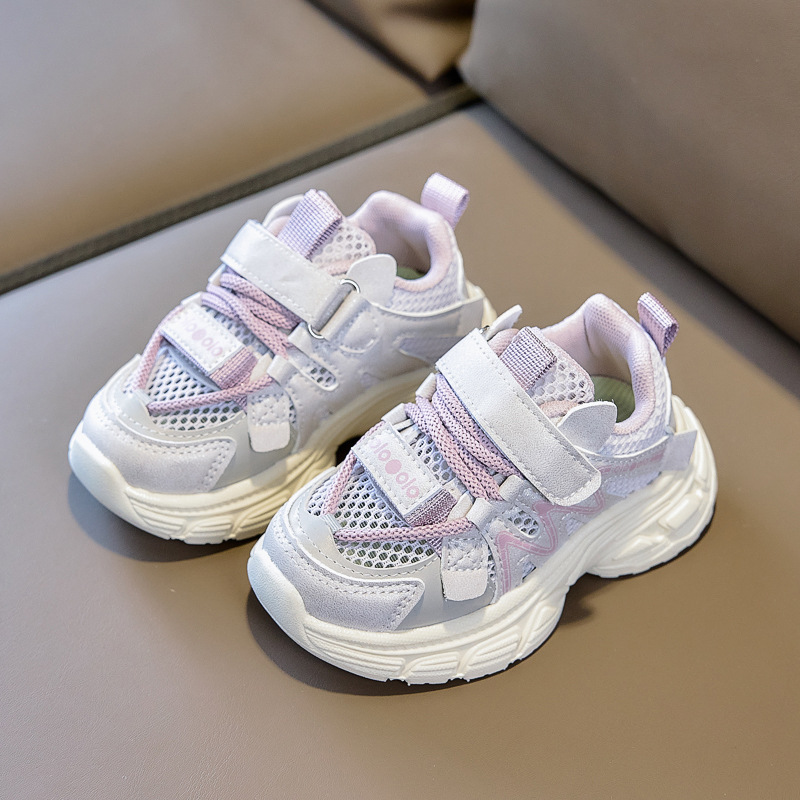 2026 primavera nuevo zapato deportivo infantil doble red transpirable correr ligero versátil zapatos casuales cómodos zapatos para niños y niñas