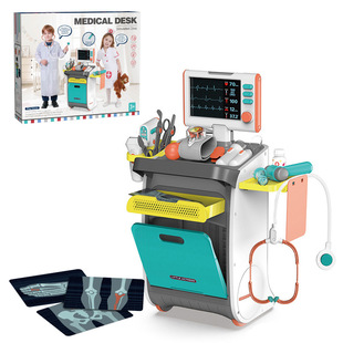 Cross-border Hot Supply Children's Medical Desk Children's Simulation Doctors Role-playing Toys Medical Play-house Toys suit