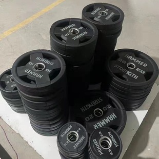 Hummer cpu material odorless barbell piece round four-hole hand grip piece smash-resistant fall-resistant export wholesale barbell piece