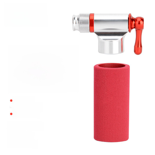 Bicycle pump, mountain bike road bike CO2 carbon dioxide mini portable pump