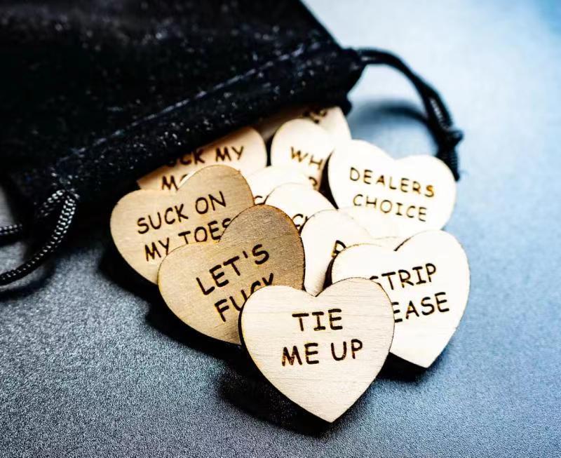 Funny Tokens wooden adult activity night Funny token crafts cross-border independent station New