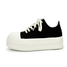 厚底百搭情侣款帆布鞋板鞋