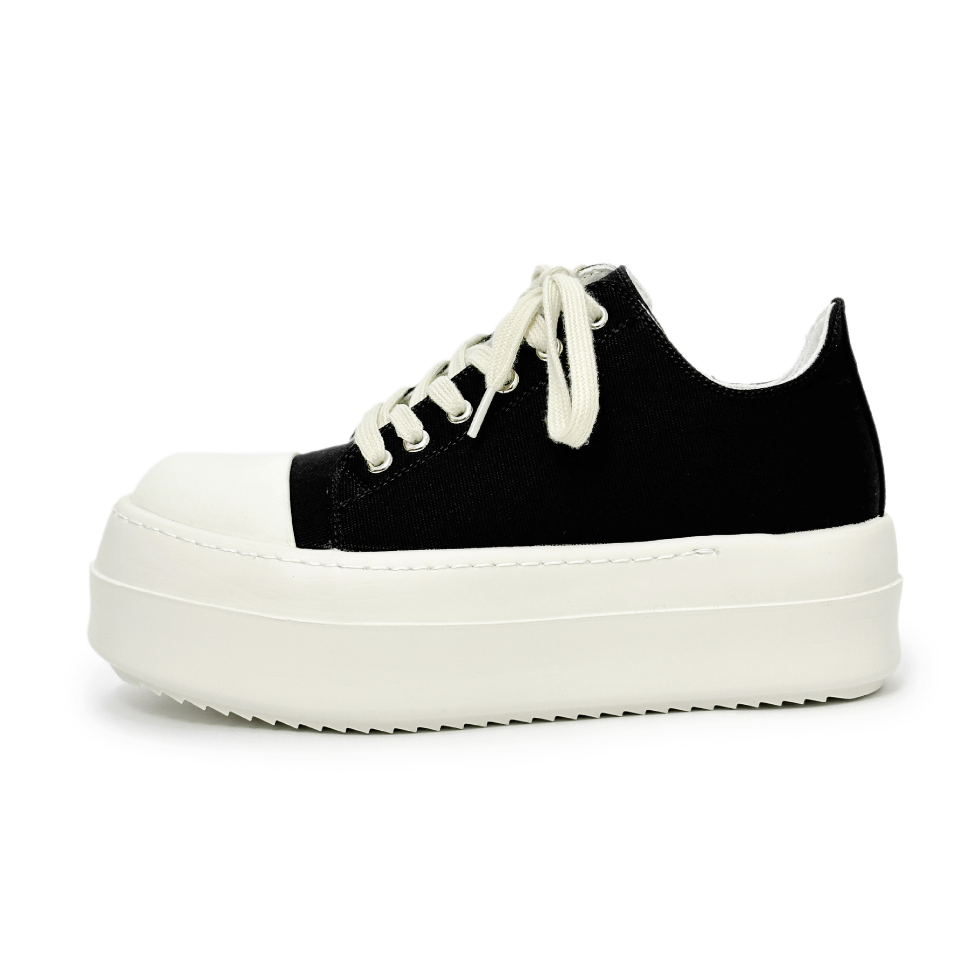 厚底百搭情侣款帆布鞋板鞋