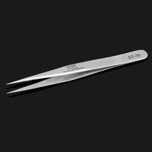 Factory wholesale stainless steel anti-static vetus stainless steel tweezers repair mobile phone disassembly tools