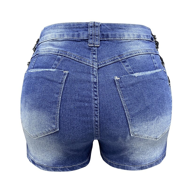 Women's Casual Streetwear Pocket Shorts Jeans display picture 2