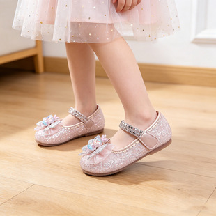 Ůͯ��������Ь2026�ļ��¿ͯСƤЬСŮ���ݳ���Ƭˮ��Ь5439