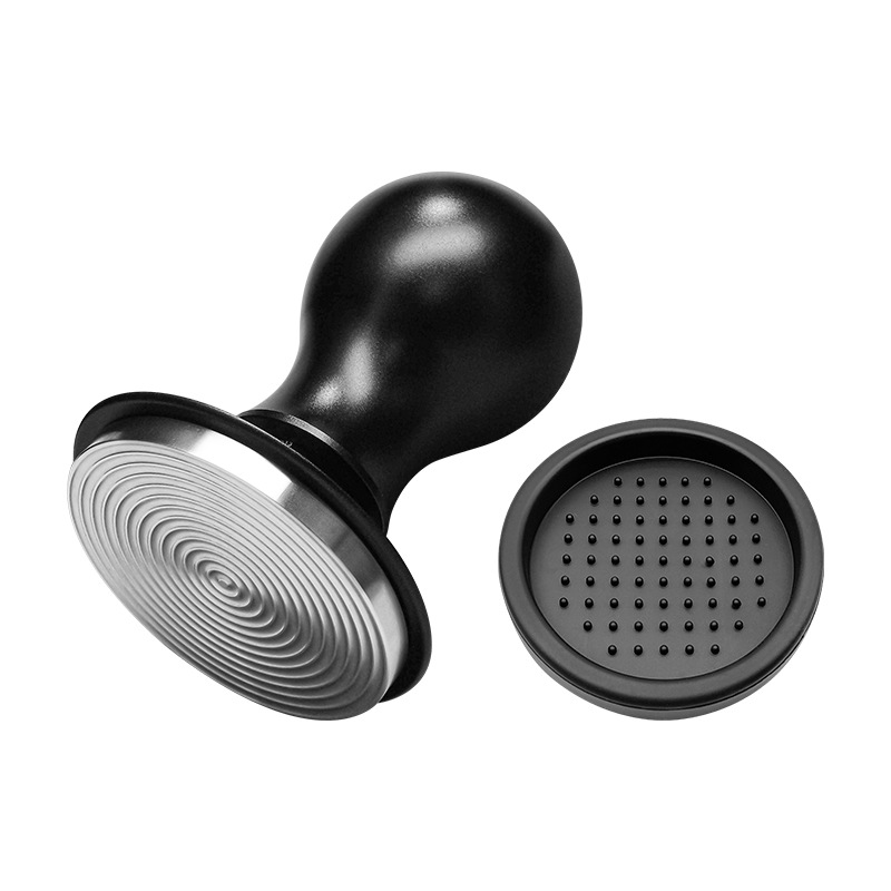 Prensa de polvo de presión constante Martillo de polvo elástico de café Base de rosca de acero inoxidable Martillo de polvo de impacto ajustable de fuerza constante