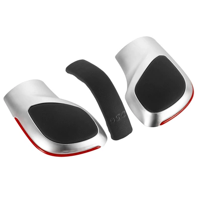 Suitable for Volkswagen DSG gear shift head decorative cover modified gear shift lever handball shift handball cover (Cab and accessories) - matte-red-edge-set-side-cover-with-holes