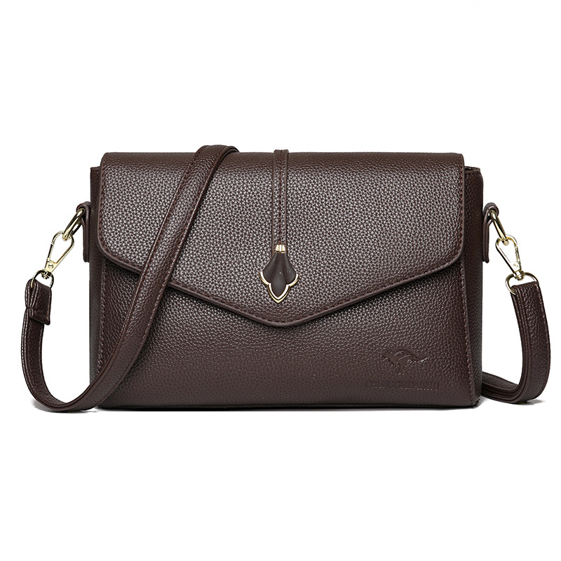 Bolso de moda para mujeres 2026 nuevo bolso pequeño de cuero suave bolso de madres de mediana edad bolso de hombro de gran capacidad bolso de mochila