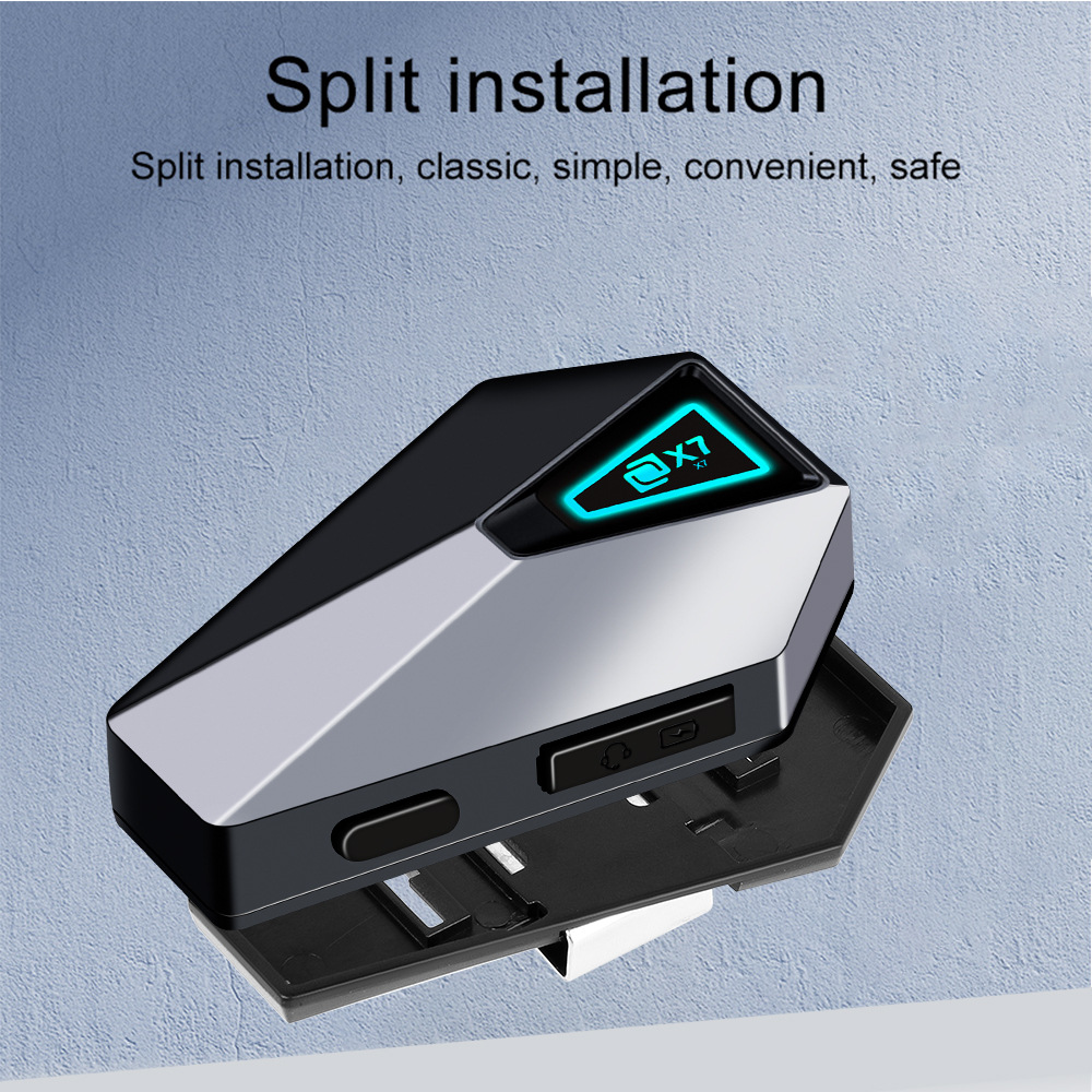 X7-Cyber ​​Motorcycle Helmet Headset Waterproof Wireless Bluetooth Music Headset Cycling Motorcycle Hands-Free Call