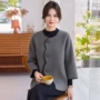 气质春秋中老年针织妈妈装