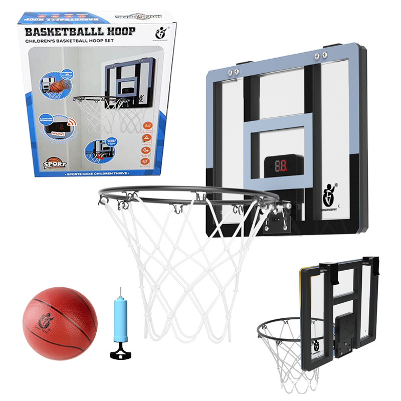 Marco de baloncesto para niños, canasta para el hogar interior, canasta para levantar, bebé, niño, niña, soporte de baloncesto educativo deportivo