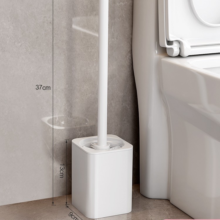 Cepillo de inodoro rack de almacenamiento sin perforaciones hogar no muerto ángulo cepillo de inodoro baño aseo artefacto de limpieza