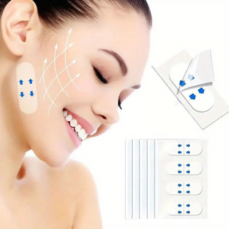 Facial de plástico invisible sin marcas de elevación apretado parche transparente mate en línea coreano genuino maquillaje de la cara de la mujer está disponible