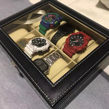 防尘手表盒收纳盒手链手串展示盒腕表盒子运动手表盒家用皮质其他