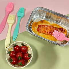 シリカゲルバーベキューブラシ食品接触級耐高温PPハンドルシリカゲルブラシ家庭用スポット卸売り