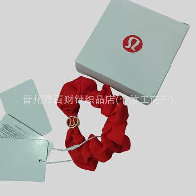 Ponytail Hair Rope Elastic Hair – Saç üçün rezinlər - red-box