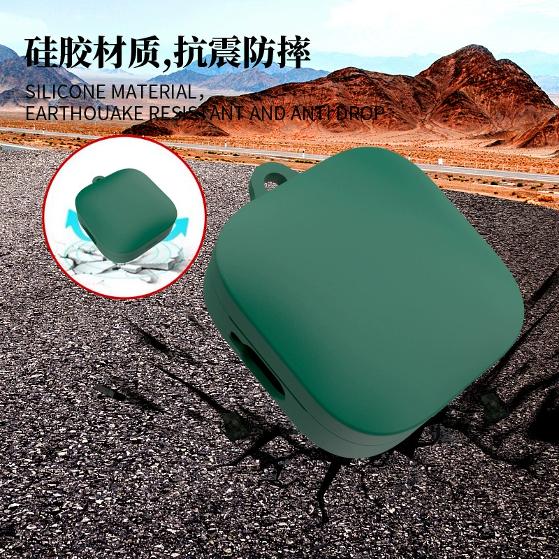 Compatible headphones, silicone protective case, rubber sleeve charging, redmi, fall protection