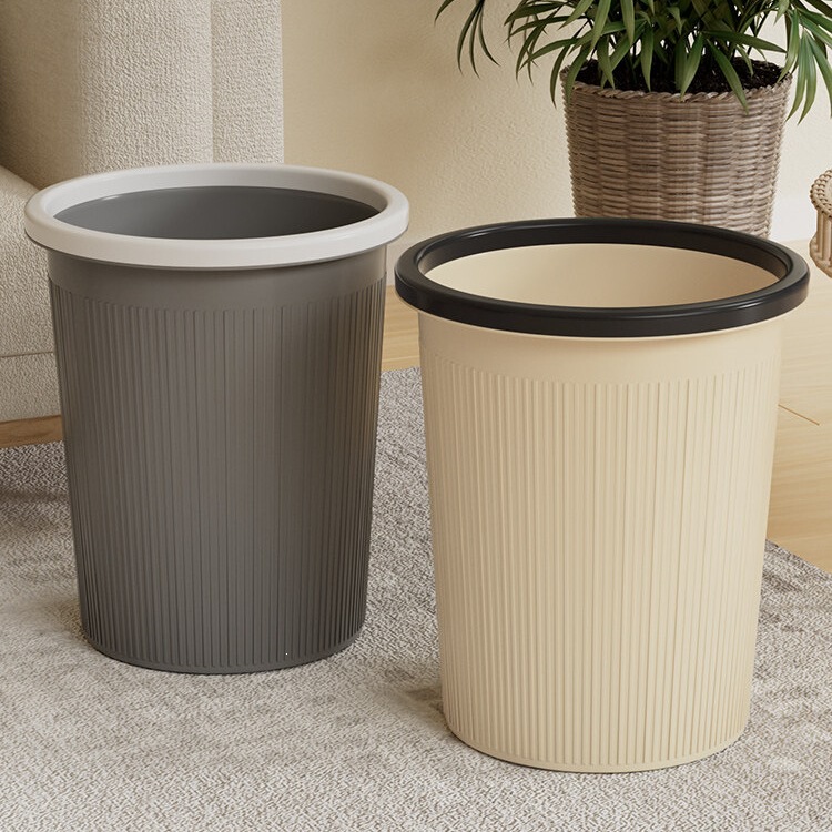 Trash Can for Home Use 2026 New Model Kitchen Living Room Office Toilet Bathroom Indoor Large Capacity Waste Bin