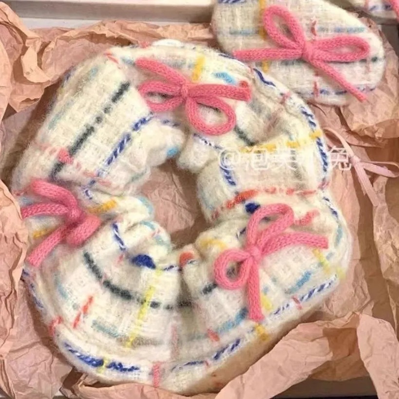 2＃针织蝴蝶打结绳发圈