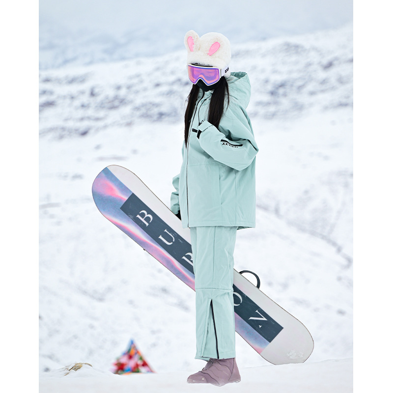 후드 방수 방풍 스키 세트 남녀 야외 베니어 등산 세트 세트 HF66 K1002J FLEECE-LINED-P240
