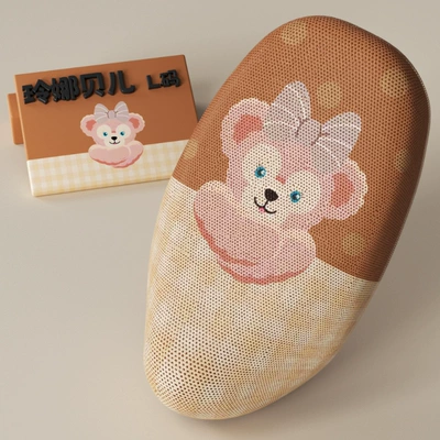 Electric car cushion — Cushion Cover Customizable Pattern - ling-na-bei-er-l-size-3d-breathable
