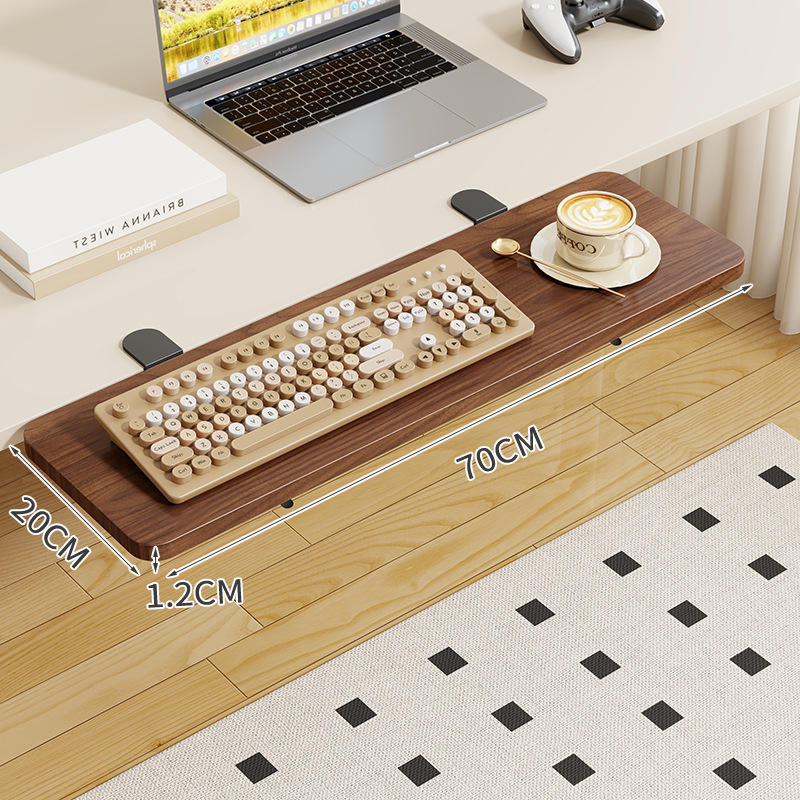 Extensión Plegable de Escritorio para Computadora con Soporte de Brazo para Oficina image 12