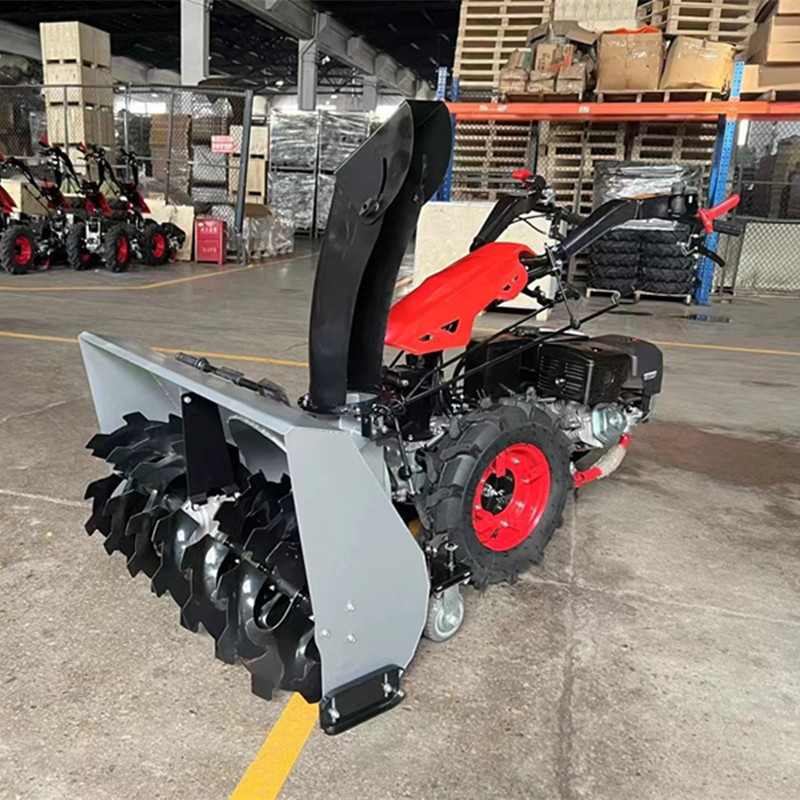 北方用的手提式抛雪机多功能扫雪机道路扫灰设备