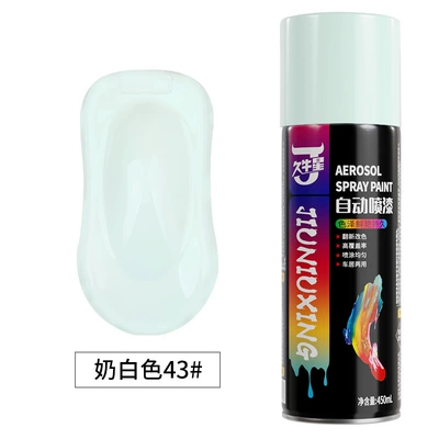 Avtomobil boyası black paint Wall hand spray - milky-white-450mlbottle-spray-paint